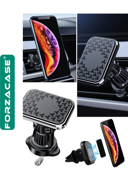 Güçlendirilmiş Mıknatıslı Izgaralıktan Kelepçeli Araç Içi Telefon Tutucu - FC475 fırsatları