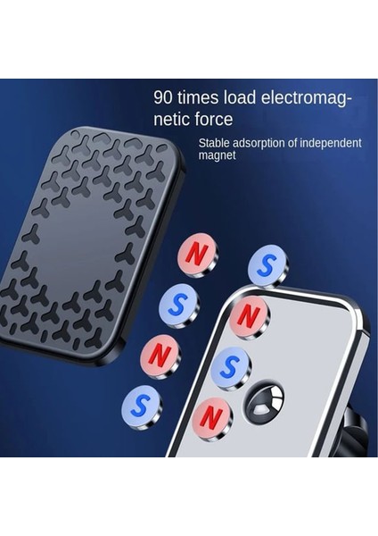 Güçlendirilmiş Mıknatıslı Izgaralıktan Kelepçeli Araç Içi Telefon Tutucu - FC475 indirimleri