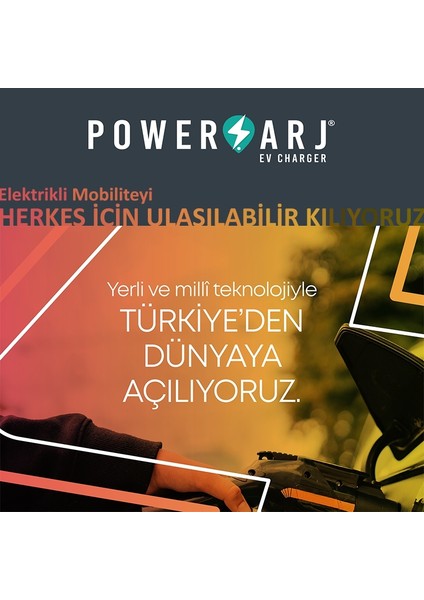 Powerşarj 22KW, 16KW, 11KW, 7,4kw, 5kw, 3,4kw Elektrikli Araç Sabit Duvar Tipi Şarj Cihazı. Mobil App Üzeri Ayarlanabilir Güç Seçenekleri ile Size Özel Güvenli ve Akıllı Şarj Çözümleri Sunar.