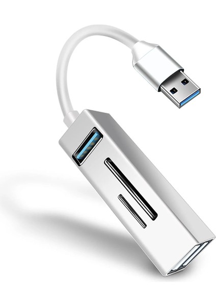 USB 3.0 Çoğaltıcı Hub Kart Okuyuculu 5in1 USB Otg Sd/tf - FC451