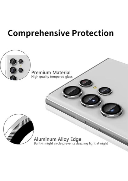 Samsung Galaxy 24 Ultra Kamera Koruyucu Grey fiyatları