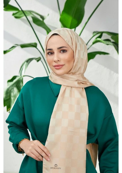 Ipeksi Jakar Şal Dama Desen Kadın modelleri