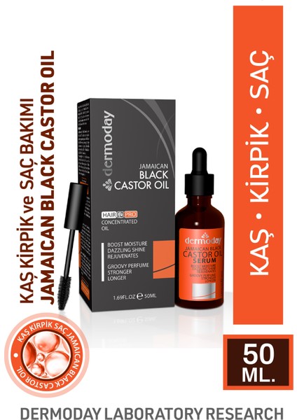 Jamaican Black Castor Oil Kaş Kirpik ve Saç Bakım Yağı 50 ml