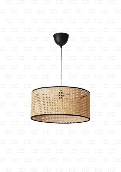 Naturel Home Hazeran Avize 40CM- Iskandinav, Modern, Bohem, Rattan Avize, Aydınlatma