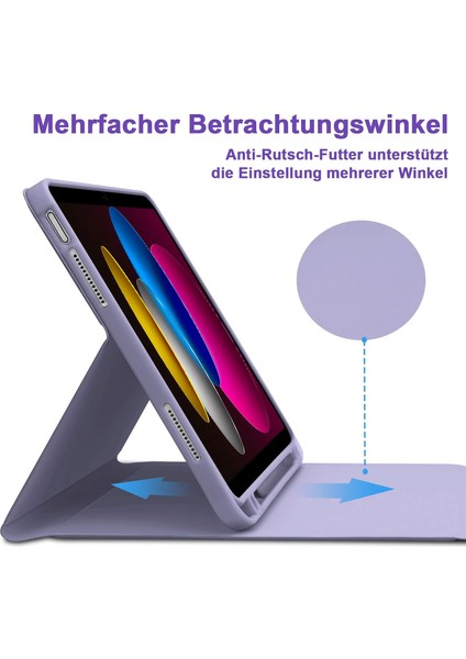 Apple İpad 11.Nesil A16 2025/10. Nesil Uyumlu Tablet Klavyeli Kılıf Kablosuz Bluetooth Özellikli Manyetik Standlı Kapak A3354 A3355 A3356 fırsatları