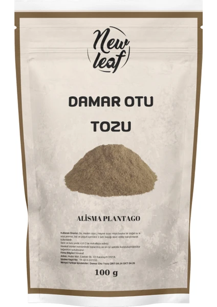 Damar Otu Tozu 100 G