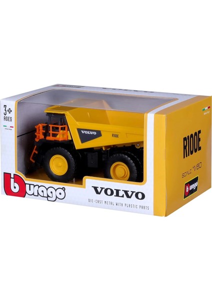 Burago Volvo R100E 1:60 Ölçek 18 cm Kaya Kamyonu