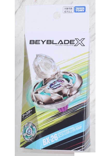 Beyblade x Bx-26 BX26 Booster Unicorn Sting 5-60GP En Yeni Seri