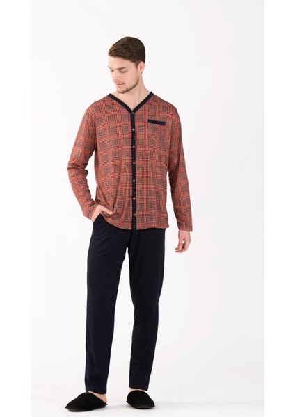 2'li Viskon Erkek Pijama Takımı
