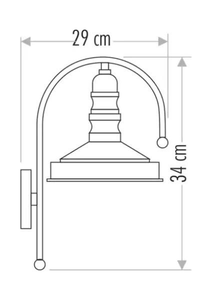 Dekoratif Aplik (Siyah+29 Cm)