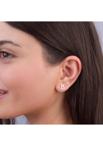 14 Ayar Altın B Harf Küpe 0,45 gr fiyatları