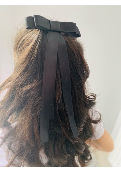 Yeni Sezon Saten Fiyonk Kurdele Toka Siyah modelleri