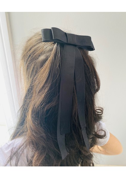 Yeni Sezon Saten Fiyonk Kurdele Toka Siyah fırsatları