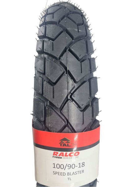 Ralco Tyres 100/90-18 Tl (Tubeless - Dubleks) Motosiklet Lastiği Speedblaster