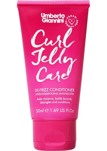 Curl Jelly Care Defrizz Conditioner Kabarma Karşıtı Saç Kremi Mini Boy 50 ml