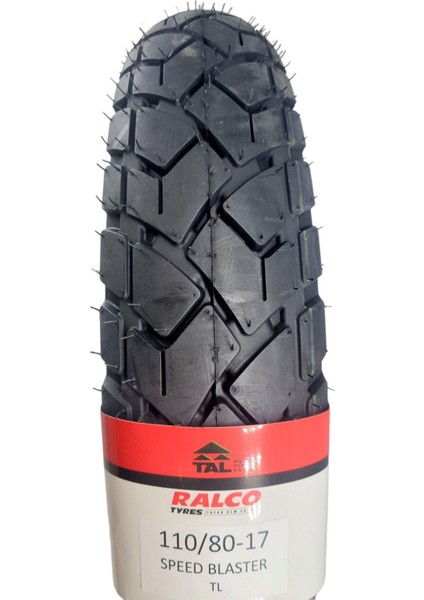 Ralco Tyres 110/80-17 Tl (Tubeless - Dubleks) Motosiklet Lastiği Speedblaster