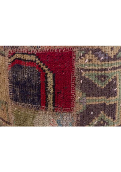 Doğal El Dokuma Anadolu Kilim Patchwor Puf fiyatları