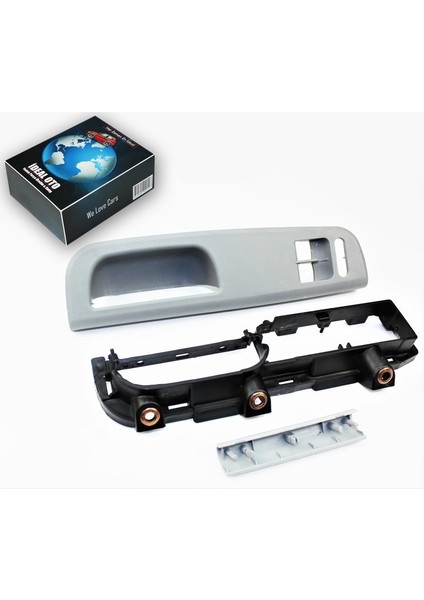 Vw Golf 4 Bora Coupe Kapı Kolu Cam Düğme Çerçeve Kapak Seti 3B0867171A, 3B1867171E, 1J1867179A