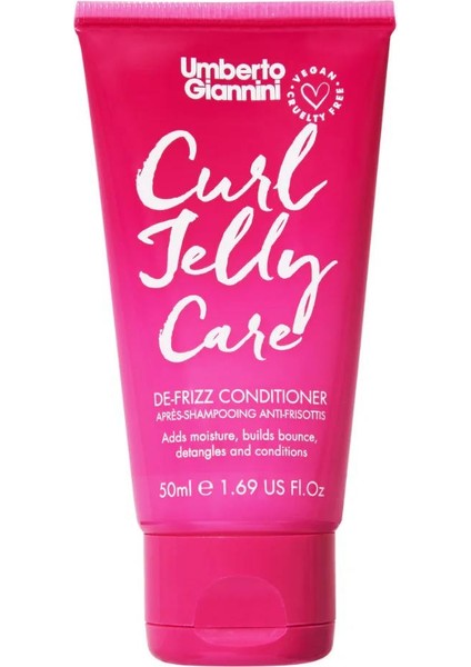 Curl Jelly Jöle, Krem, Şampuan 3'lü Başlangıç Seyahat Kiti (3 x 50 ml)