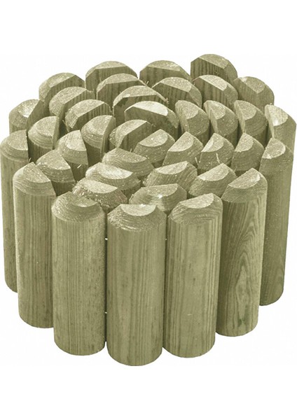 Bakassi Ahşap Bahçe Bordürü 180 cm x 15 cm
