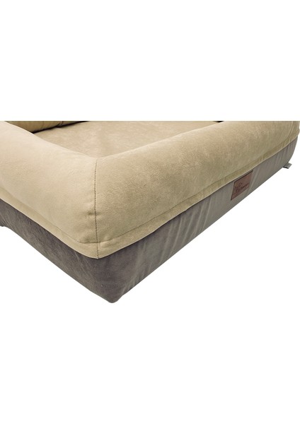 Coch Box Üst Kalite Köpek Yatağı Süngerli Sıvı Geçirmez Alezli. %100 Elyaflı. 2 Fermuarlı