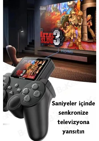 Renkli Ekranlı 520 Oyunlu Kablosuz Taşınabilir Oyun Konsolu Atari fırsatları