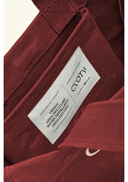 10.01 Mumlu Kanvas Maxi Çanta (MAROON RED) modelleri