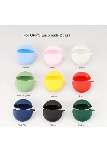 Oppo Enco Buds 2 Uyumlu Silikon Askılı Kılıf