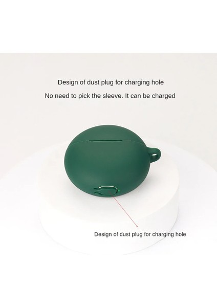 Oppo Enco Buds 2 Uyumlu Silikon Askılı Kılıf