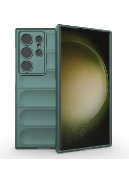 Samsung Galaxy S24 Ultra Kılıf Etnik Optimum Içi Kadife Silikon