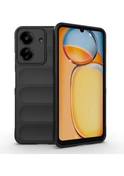 Xiaomi Poco C65 Kılıf Etnik Optimum Içi Kadife Silikon