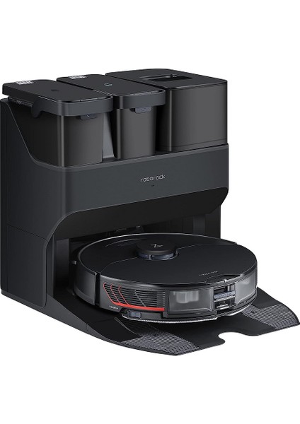 S7 Max Ultra Premium Robot Süpürge, Mop Kaldırma, Mop Kurutma, Kendi Kendini Temizleme, Vibrarise Paspaslama+Luciole Lambader