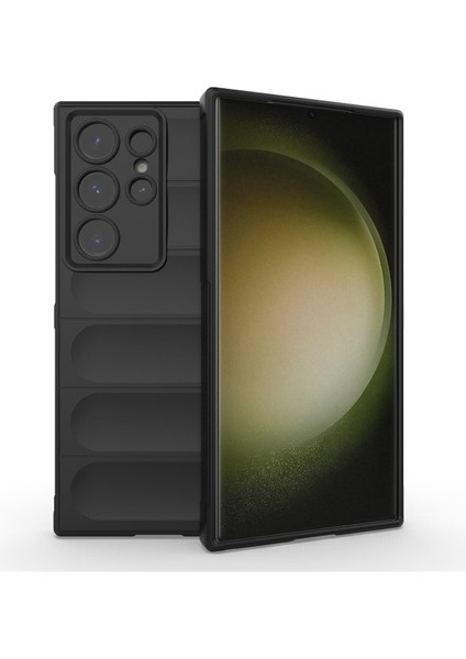 Samsung Galaxy S24 Ultra Kılıf Etnik Optimum Içi Kadife Silikon