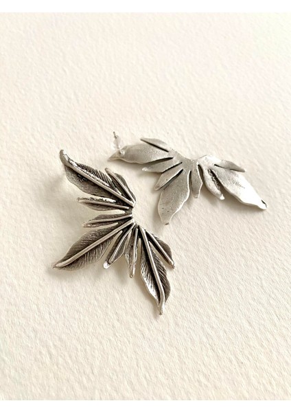 Özel Tasarım Antik Gümüş Kaplama Lilyum Çiçek Küpe fiyatları