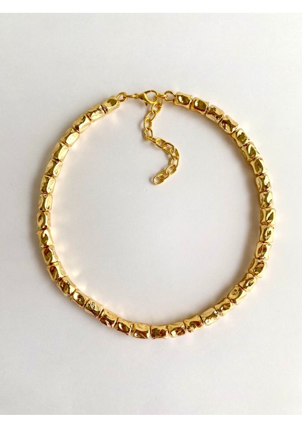 Özel Tasarım Kaya Desen Choker Kolye