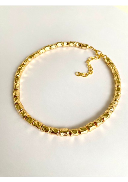Özel Tasarım Kaya Desen Choker Kolye