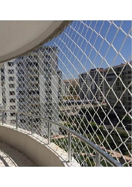 3 x 5 Metre Balkon Kedi Çocuk Güvenlik Filesi Ağı 3 Milim Kalınlık