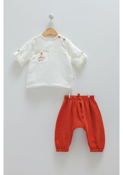 Natural Boy Müslin Kumaş Alt-Üst Takım fiyatları