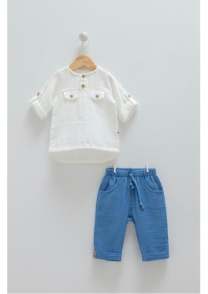Natural Boy Müslin Kumaş Alt-Üst Takım fırsatları