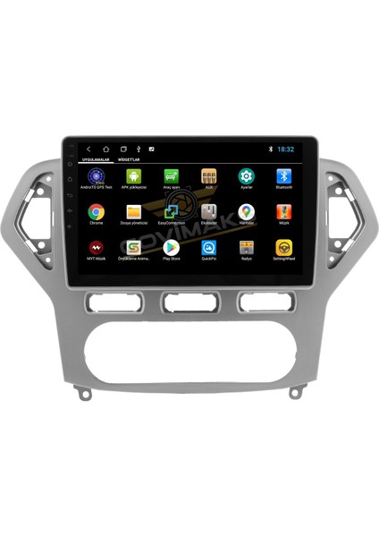 FORD MONDEO 2007-2012 UYUMLU SILVER GREY 2 GB RAM 32 GB HAFIZA ANDROİD MULTİMEDİA TEYP fiyatları