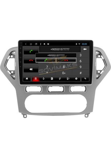FORD MONDEO 2007-2012 UYUMLU SILVER GREY 2 GB RAM 32 GB HAFIZA ANDROİD MULTİMEDİA TEYP modelleri