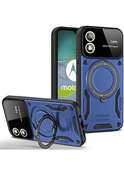 Motorola Moto E13 4g Pc+Tpu Manyetik Telefon Kılıfı (Yurt Dışından)