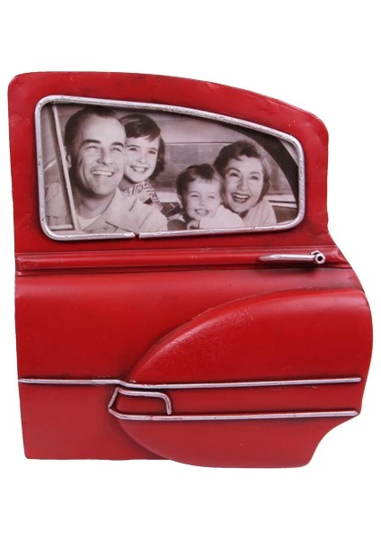 Dekoratif Metal Çerçeve Araba Kapısı Temalı