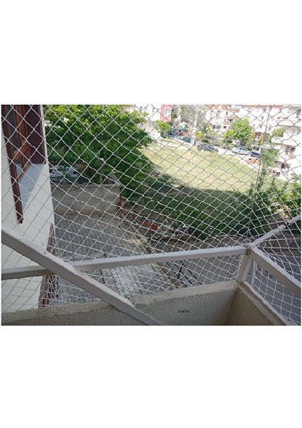 Ünal File Balkon Kalın Kuş Önleme Filesi Kedi Koruma Ağı Metre 2,50 x 12