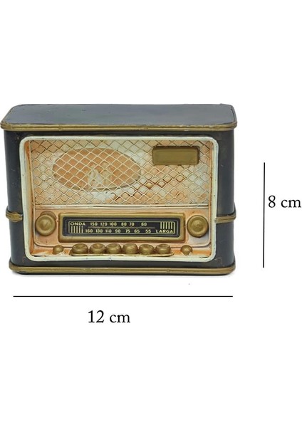 Dekoratif Metal Radyo