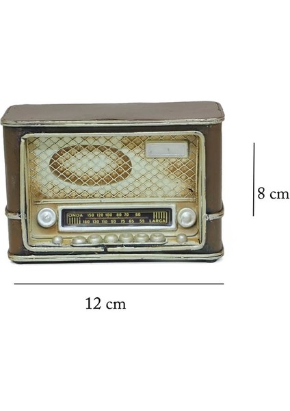 Dekoratif Metal Radyo