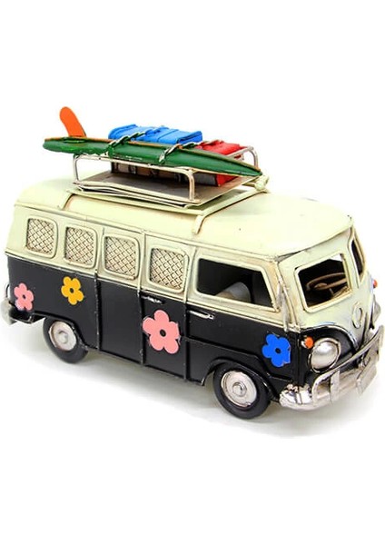 Dekoratif Metal Minibüs Çerçeveli ve Kumbaralı modelleri