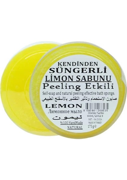 Süngerli Sabun Limon