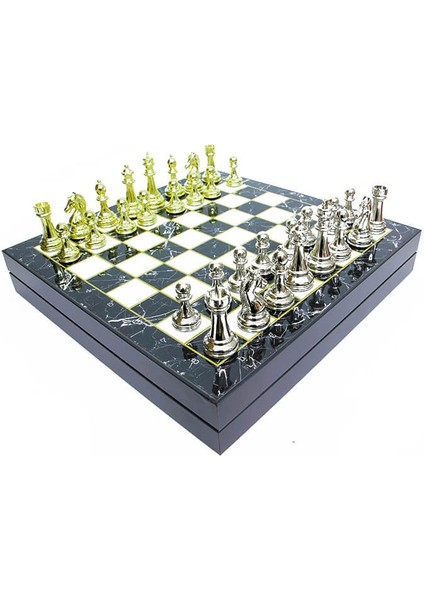 Satranç Taşı Zamak Kutulu M