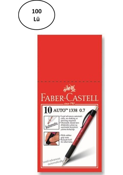 Faber Castell Auto 1338 Versatil 0.7 mm 100'lü